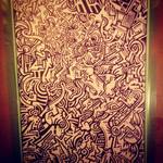 渋谷オルガンバーでのライブペイント作品

白黒のみでのポップアートを表現

線画を追求しています。