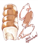 コーギーの寝姿は可愛いですね。