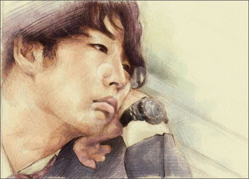 男性 人物画 イラスト Skillots