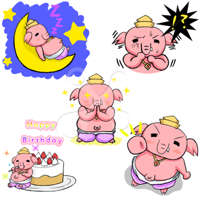 LINEスタンプ　イラスト