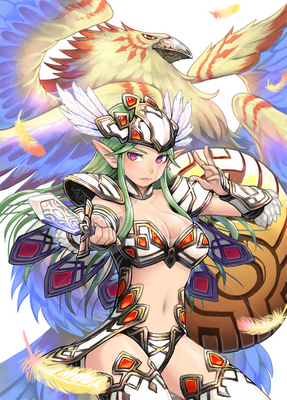 女の子 モンスター ゲームキャラクターのイラスト Skillots