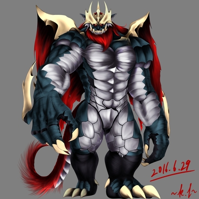 竜人 リアルのイラスト Skillots