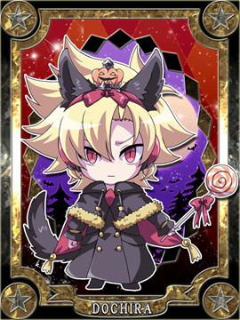 カード風ハロウィン絵 Moe Style Character Skillots