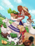農場のお嬢さんと愉快な仲間達
