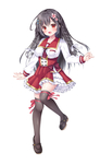 立ち絵とはまた違う、Vtuberさん用のキービジュアルです。動きをつけてより魅力的に見せるようにしています。