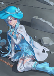 依頼：
「ヒロインはピンチな状態に落ちった。」のアイデアを伝うイラストです。キャラクターデザインはクライアントからもらいました。

制作時期：2025年05月
制作時間: 18時間
私用ツール：Clip Studio Paint
製作範囲： 美術設定～完了まで
