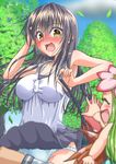 『To LOVEる -とらぶる-』シリーズの登場人物、古手川唯さんの二次創作ファンアートです。