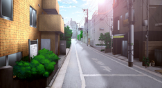 街 背景 街並みのイラスト Skillots