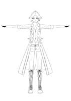 3Dモデリング用の美少女キャラクターデザイン依頼