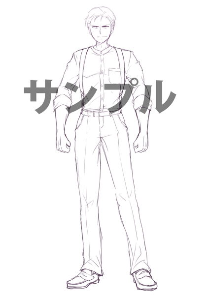 最強男子高校生のキャラクターのデザインです 制作実績 Skillots スキロッツ