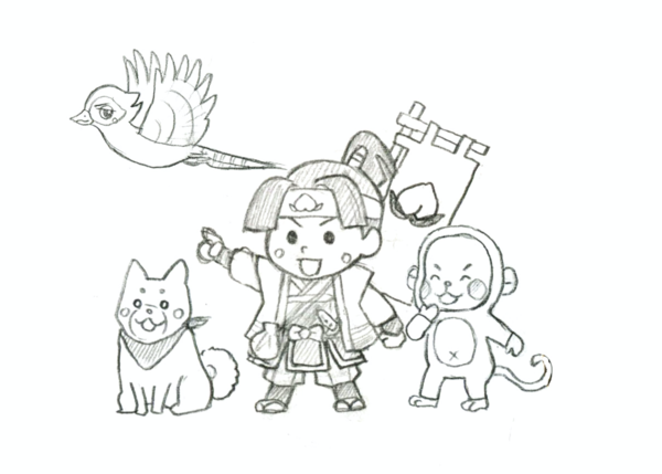 40種類のキャラクターイラスト 桃太郎イラスト 制作実績 Skillots スキロッツ